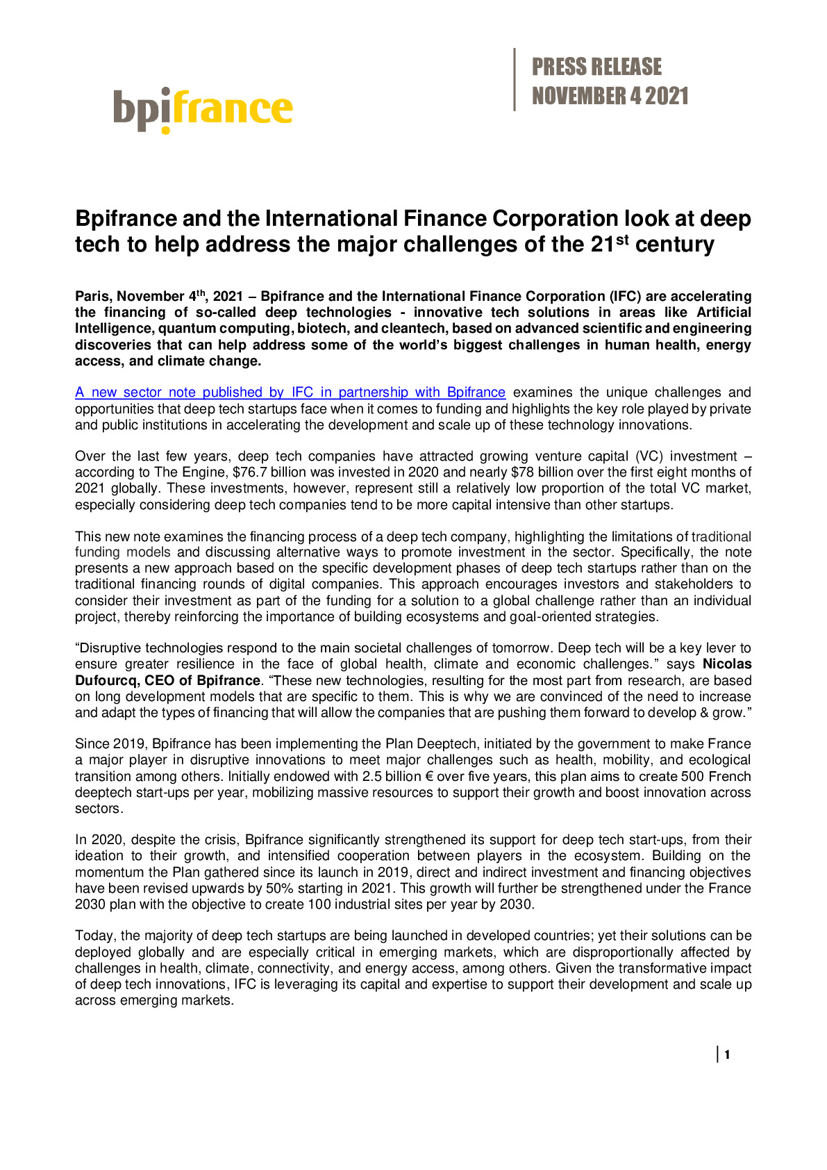 2021 11 03 – PR Bpifrance Deep Tech Note IFC-pdf