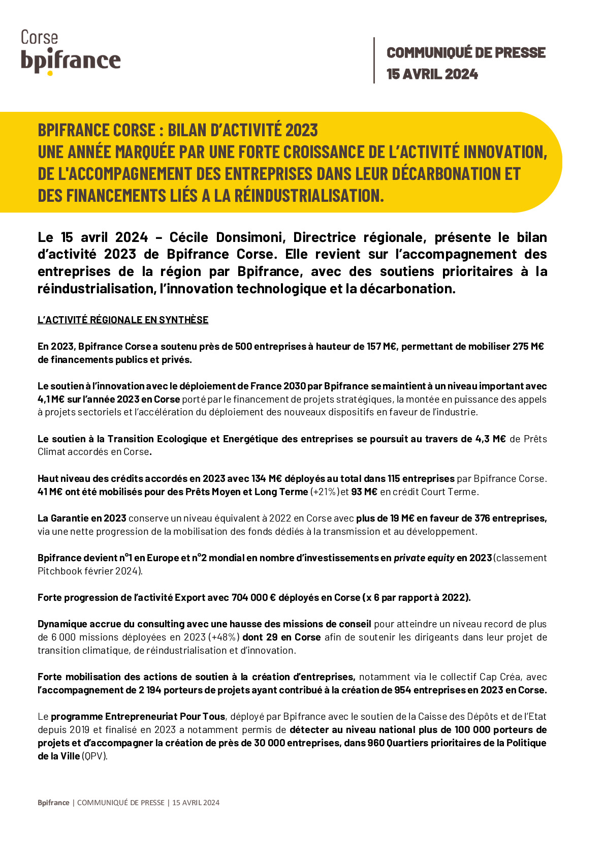 2023 04 15 – CP BPIFRANCE CORSE – BILAN D’ACTIVITÉ 2023-pdf