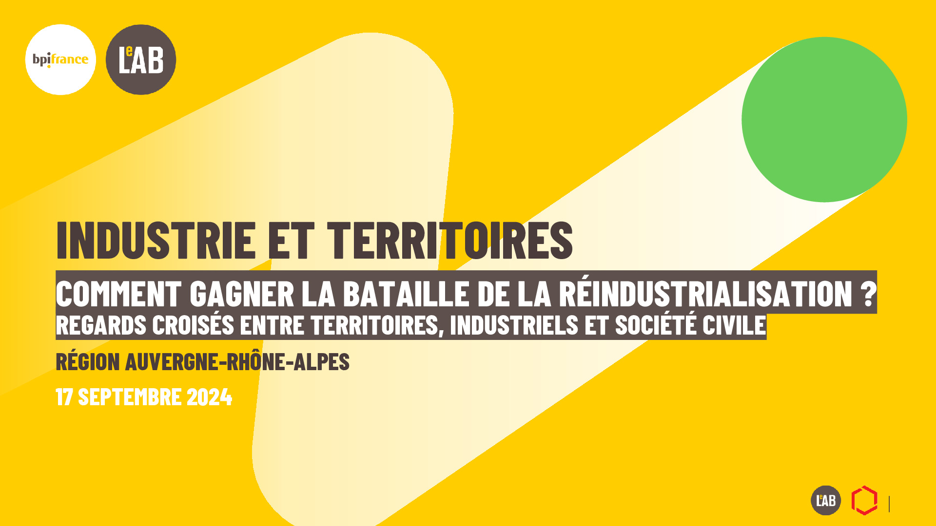 Bpifrance Le Lab – Etude Industrie et Territoires – AURA – 20240903