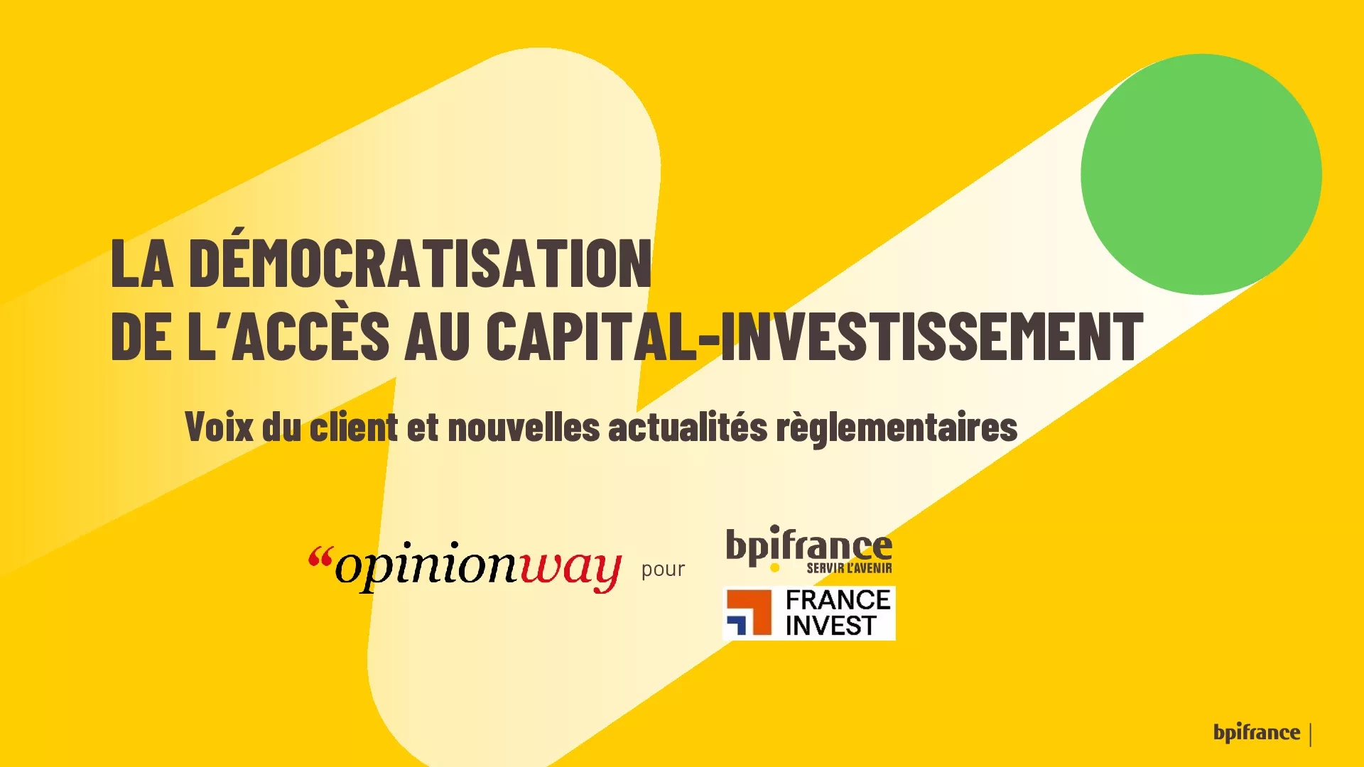 2024 10 15 – 3e baromètre Bpifrance France Invest – La démocratisationde l’accès au capital-investissement