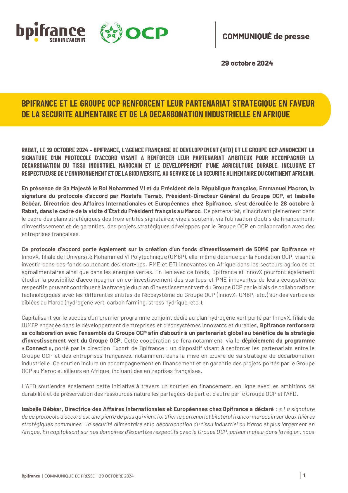 2024 29 10 – CP Bpifrance OCP Partenariat