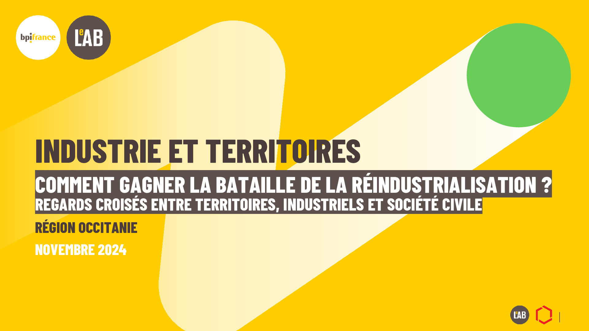 Bpifrance Le Lab – Etude Industrie et Territoires – Occitanie – VF