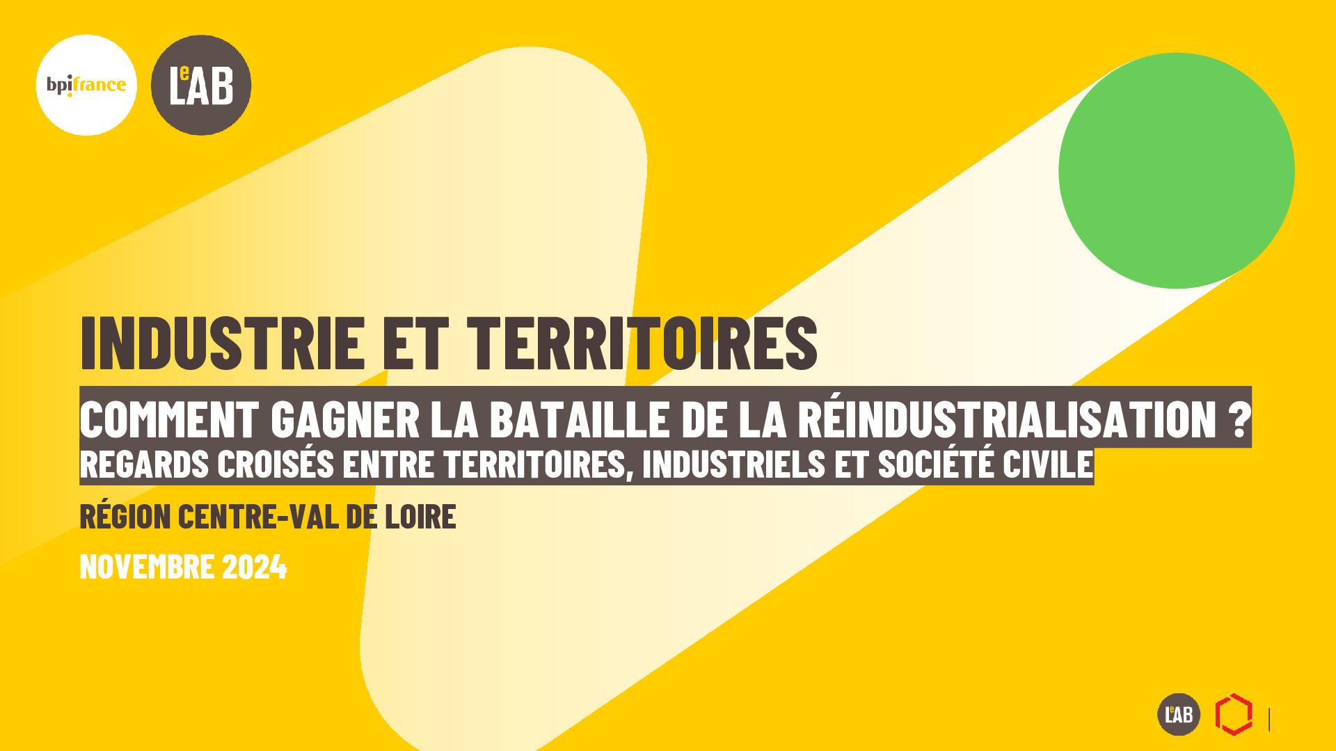 Bpifrance Le Lab – Etude Industrie et Territoires – Centre-Val de Loire – VF