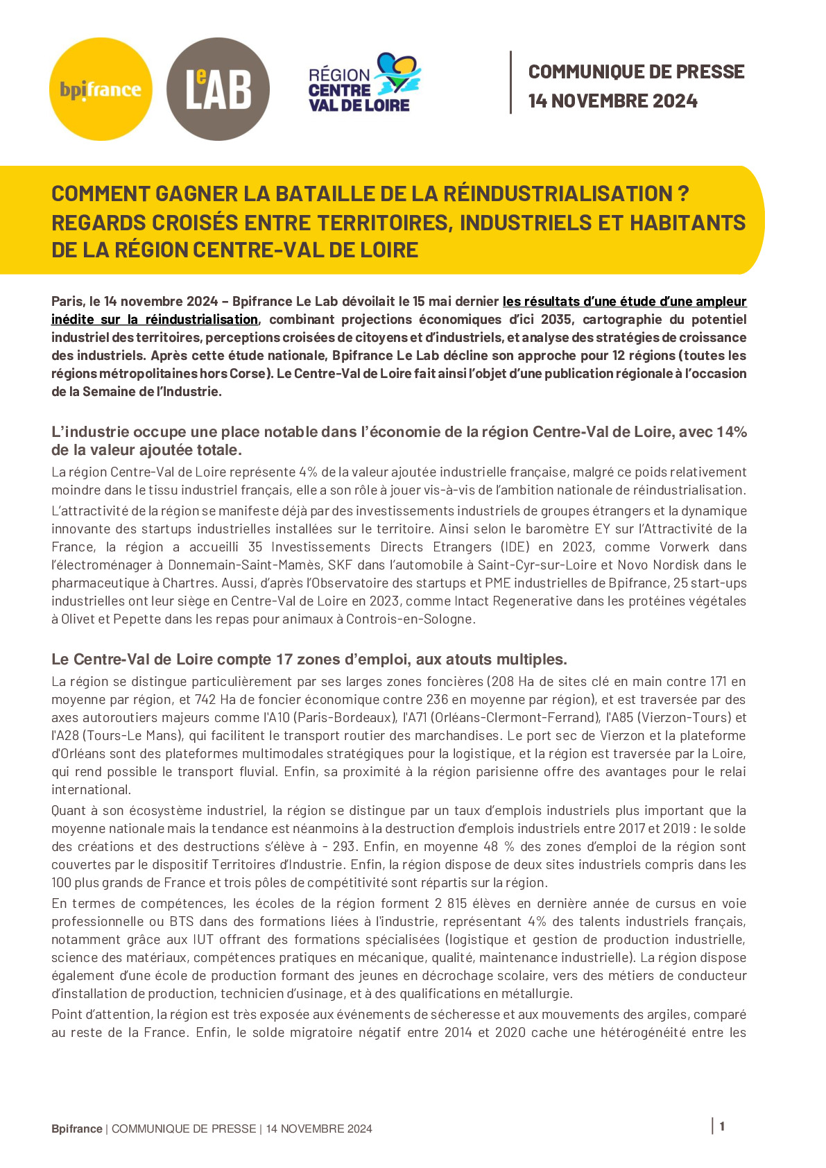 CP Bpifrance Le Lab – Industrie et Territoires_CVdL