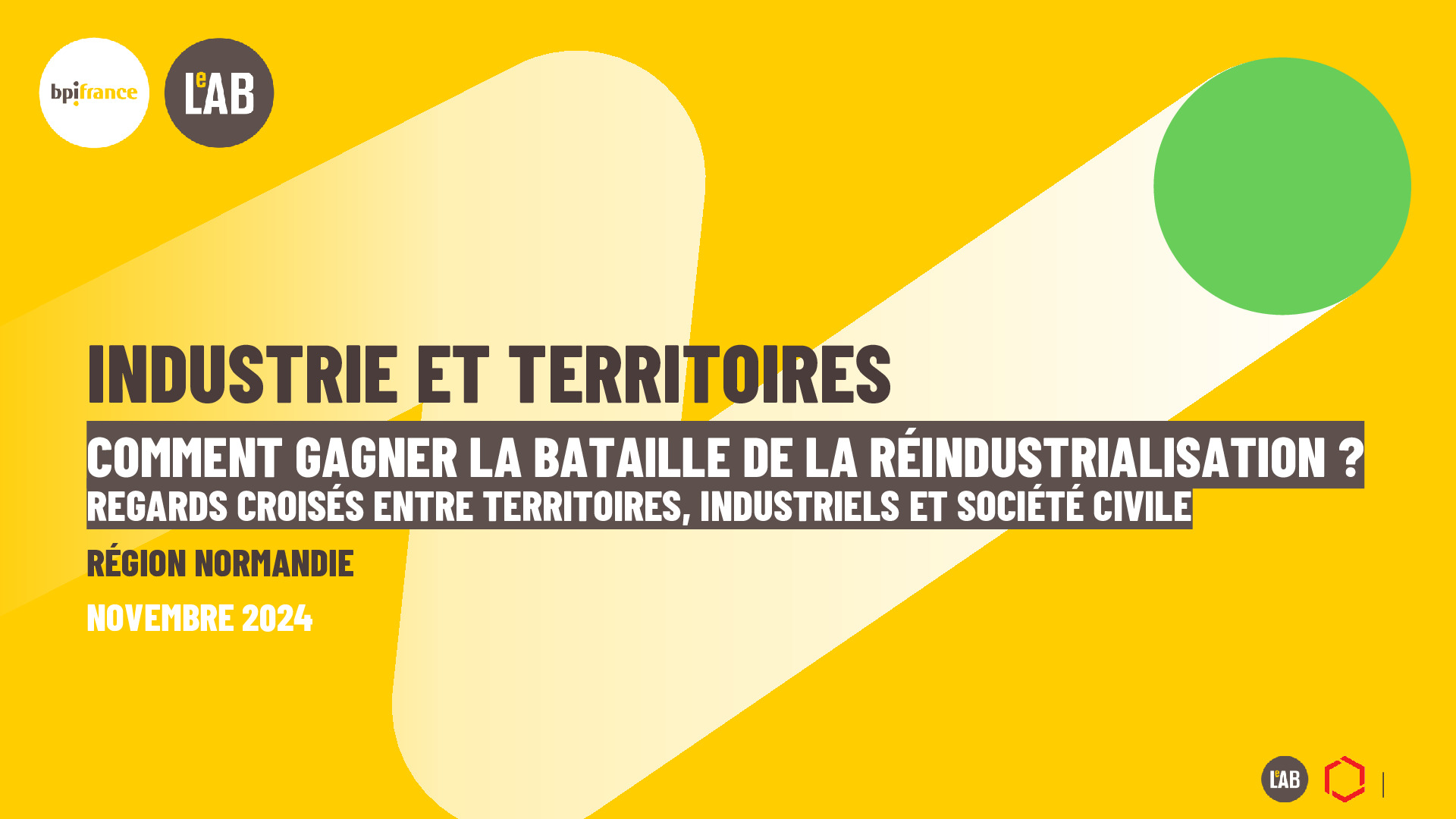 Bpifrance Le Lab – Etude Industrie et Territoires – Normandie