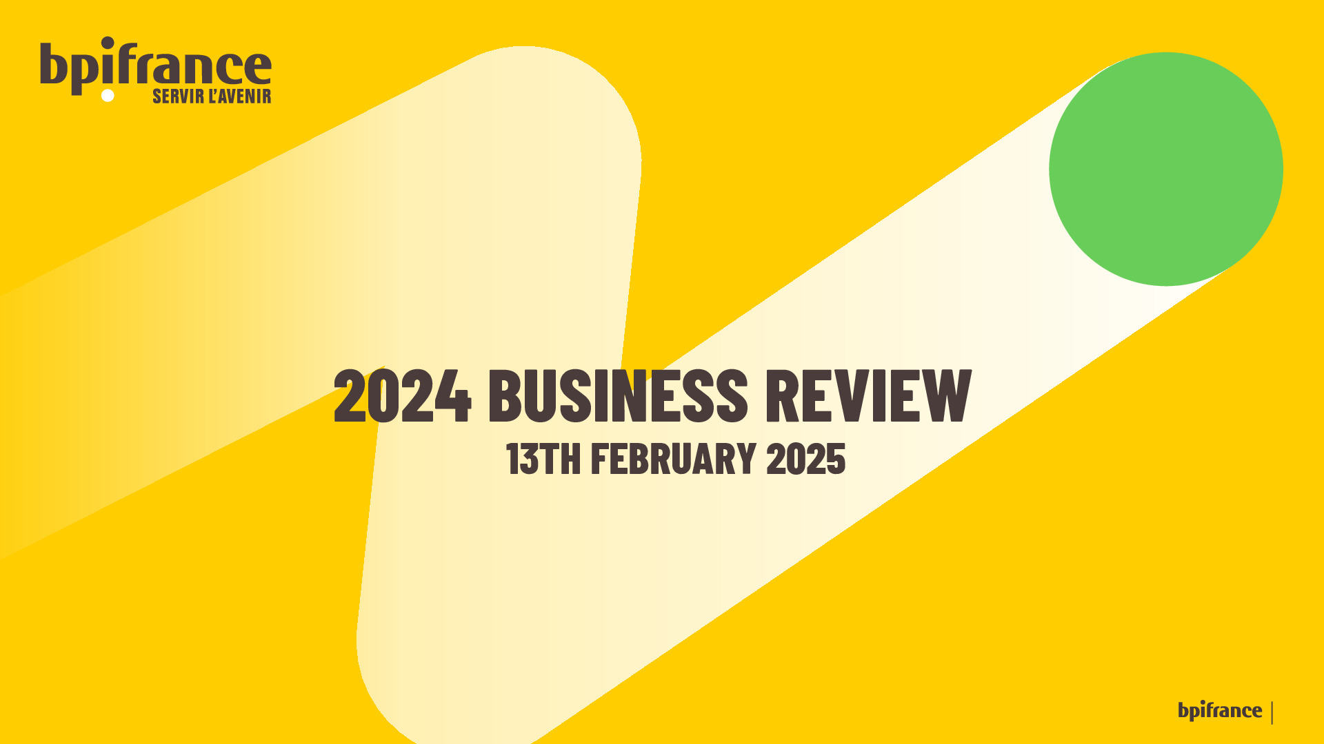 2025 02 13 – Bpifrance 2024 Business review