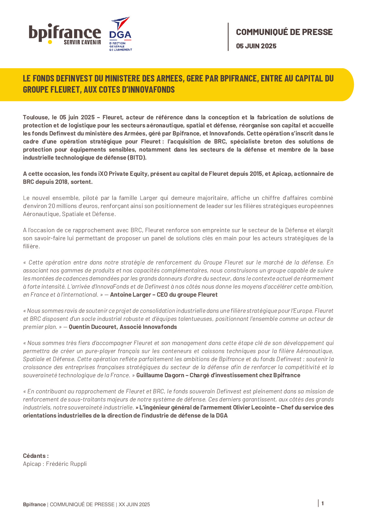 2025 06 05 – CP Definvest Fleuret