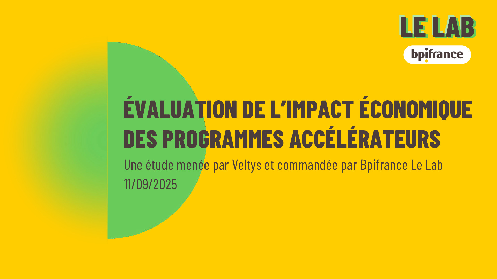 Rapport intégral – Evaluation Programmes Accélérateurs – Bpifrance Le Lab – 11.09